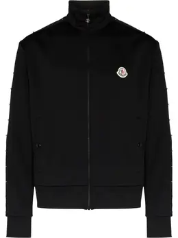 Moncler: Чёрный свитер 