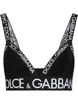Dolce & Gabbana: Чёрный бюстгальтер 