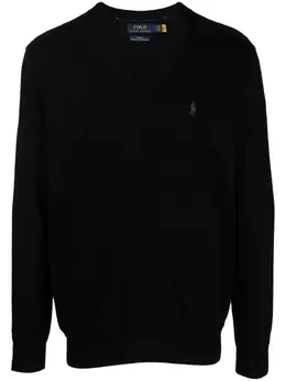 Polo Ralph Lauren: Чёрный свитер 