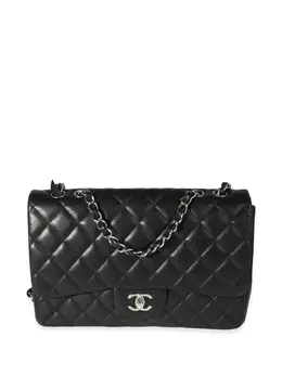 Chanel Pre-Owned: Чёрная сумка 