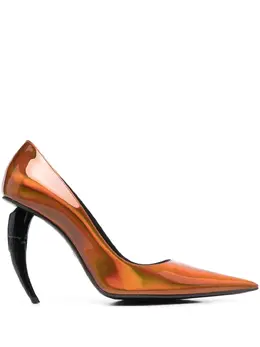 Roberto Cavalli: Оранжевые туфли  Tiger Tooth