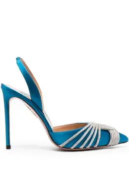 Aquazzura: Голубые туфли