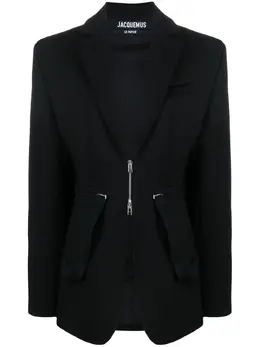 Jacquemus: Чёрный жакет 