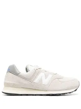 New Balance: Бежевые кроссовки  574