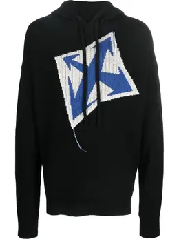 Off-White: Трикотажная толстовка 