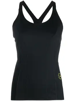adidas by Stella McCartney: Чёрная майка 