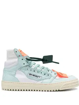 Off-White: Белые кроссовки Zip Tie