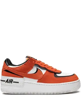 Nike: Оранжевые кроссовки  Air Force 1 Shadow