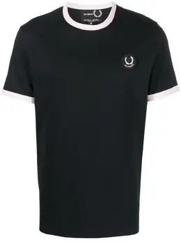 Raf Simons X Fred Perry: Футболка с принтом