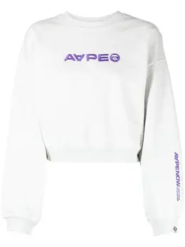 AAPE BY *A BATHING APE®: Хлопковый свитшот 