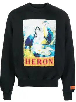 Heron Preston: Свитшот  Heron с принтом