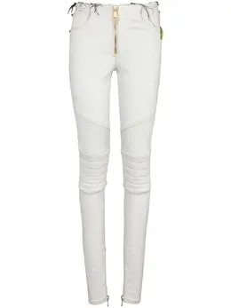 Balmain: Светлые джинсы 