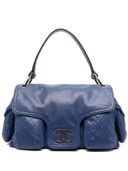 Chanel Pre-Owned: Фиолетовая сумка 