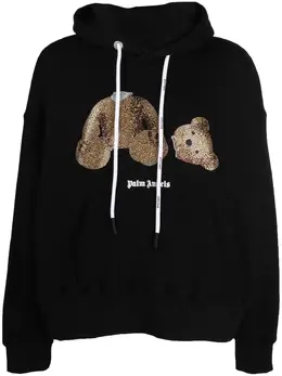 Palm Angels: Толстовка со стразами 