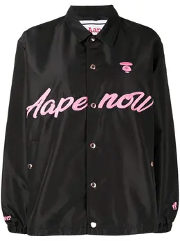 AAPE BY *A BATHING APE®: Чёрная рубашка