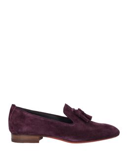 SANTONI: Фиолетовые лоферы 