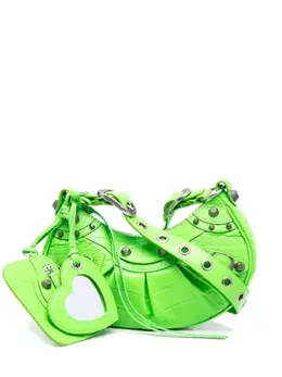 Balenciaga: Зелёная сумка  Le Cagole