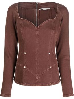 Stella McCartney: Джинсовый топ 