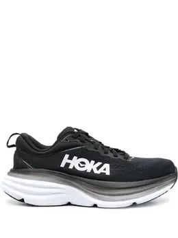 Hoka One One: Чёрные кроссовки 