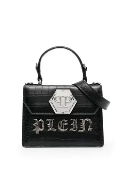 Philipp Plein: Чёрная сумка-шоппер  Gothic Plein