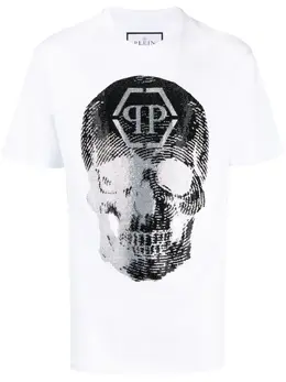 Philipp Plein: Футболка  Skull с принтом