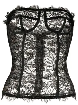 Philipp Plein: Кружевное топ 