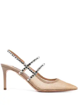 Aquazzura: Бежевые туфли 