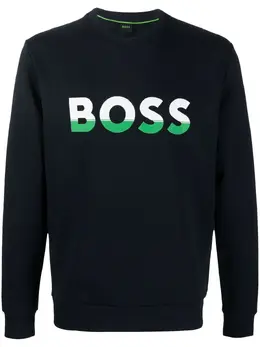 BOSS: Свитшот с принтом 