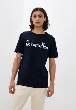 United Colors of Benetton: Синяя футболка