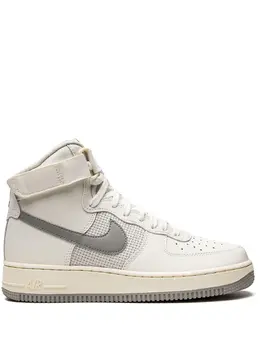 Nike: Белые кроссовки Air Force 1 High