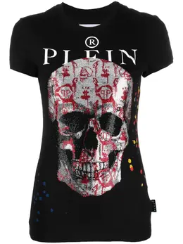 Philipp Plein: Футболка  Skull с принтом