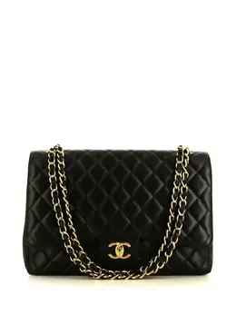 Chanel Pre-Owned: Чёрная сумка 