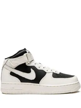 Nike: Чёрные кроссовки  Air Force 1