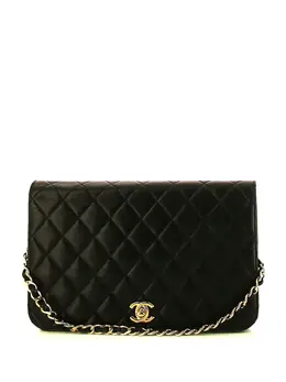 Chanel Pre-Owned: Чёрная сумка 