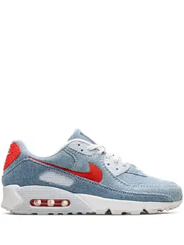 Nike: Светлые кроссовки  Air Max 90