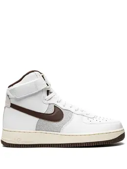 Nike: Светлые кроссовки  Air Force 1 High