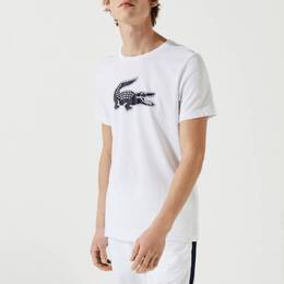 Lacoste: Белая футболка 