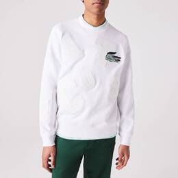 Lacoste: Белый свитшот 