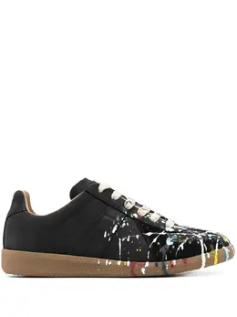 Maison Margiela: Чёрные кроссовки  Replica