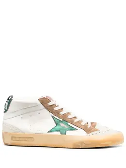 Golden Goose: Белые кроссовки  Star