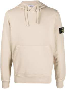 Stone Island: Бежевая толстовка  Compass