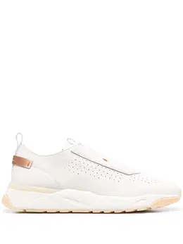 Santoni: Белые кроссовки 