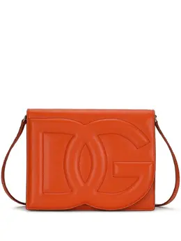 Dolce & Gabbana: Оранжевая сумка  DG
