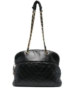 Chanel Pre-Owned: Чёрная сумка 