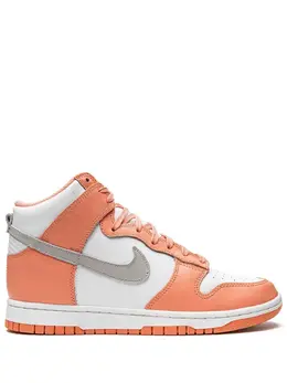 Nike: Светлые кроссовки  Dunk High