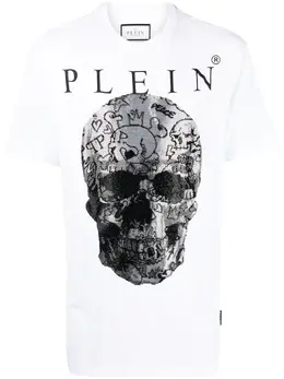 Philipp Plein: Футболка  Skull с принтом