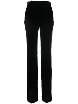 Saint Laurent: Бархатные брюки 