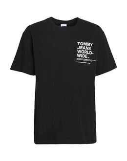 TOMMY JEANS: Футболка с принтом 