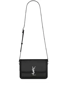 Saint Laurent: Чёрная сумка  Monogram