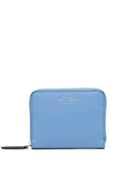 Smythson: Голубой кошелёк 